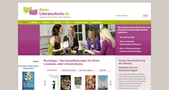 Desktop Screenshot of mein-literaturkreis.de